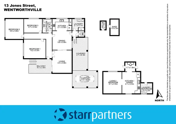 Floorplan of Homely house listing, 13 Jones Street, Wentworthville NSW 2145