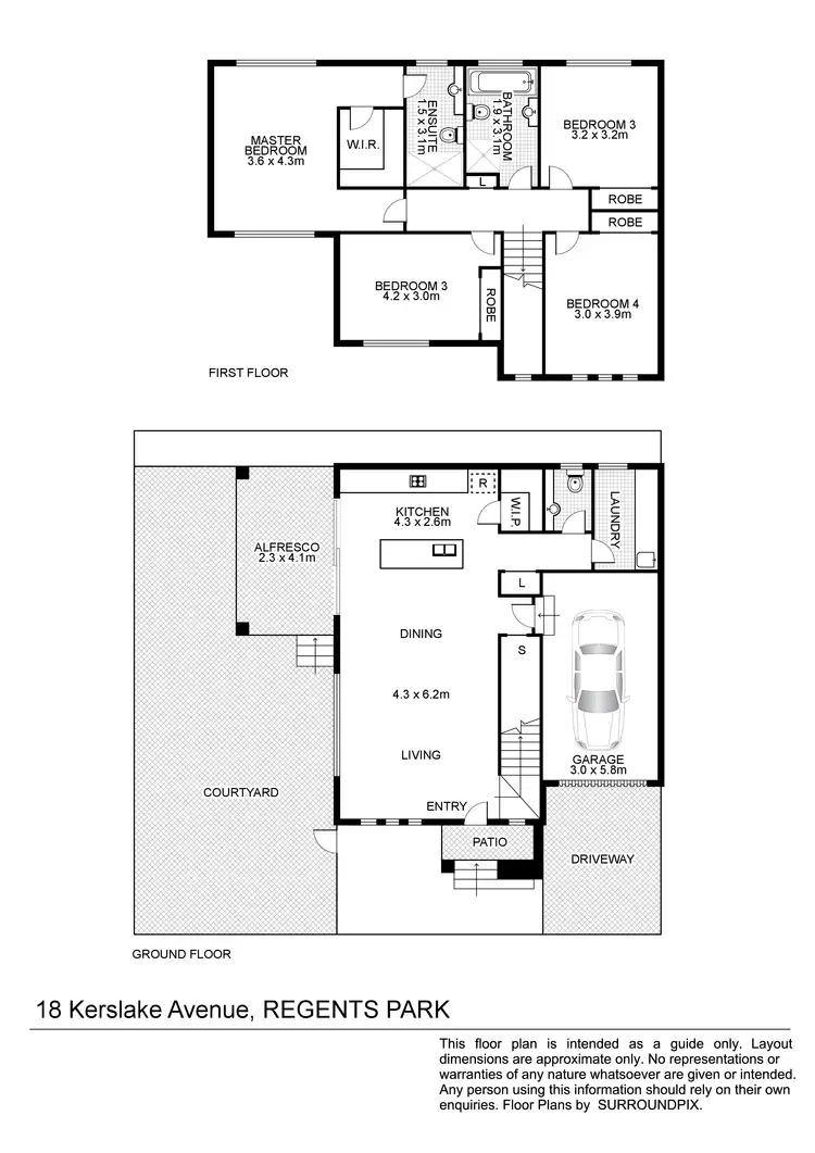 Floorplan of Homely house listing, 18 Kerslake Avenue, Regents Park NSW 2143