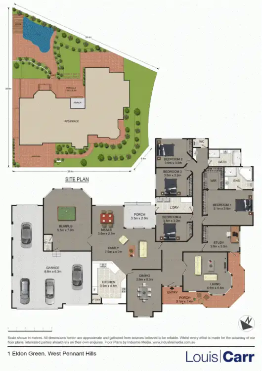 Floorplan of Homely house listing, 1 Eldon Green, West Pennant Hills NSW 2125