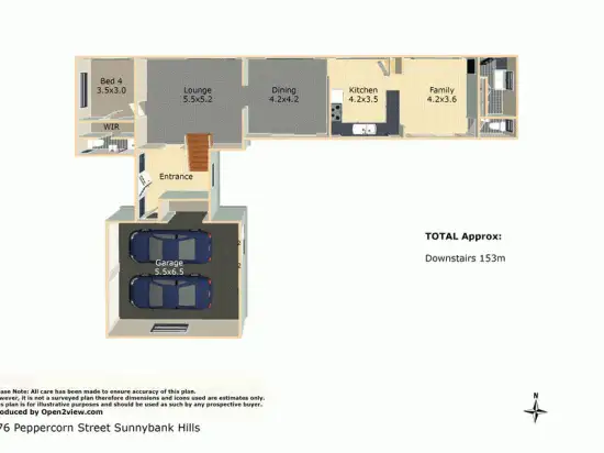 Floorplan of Homely house listing, 76 Peppercorn Street, Sunnybank Hills QLD 4109
