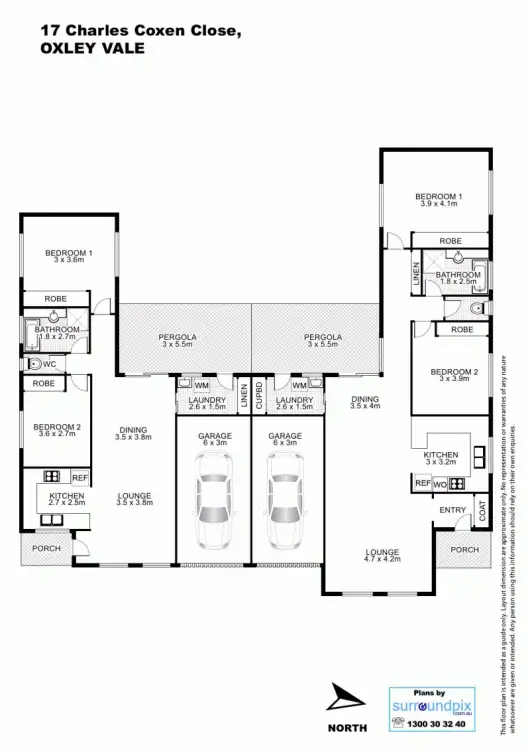 Floorplan of Homely house listing, 17 Charles Coxen Close, Tamworth NSW 2340