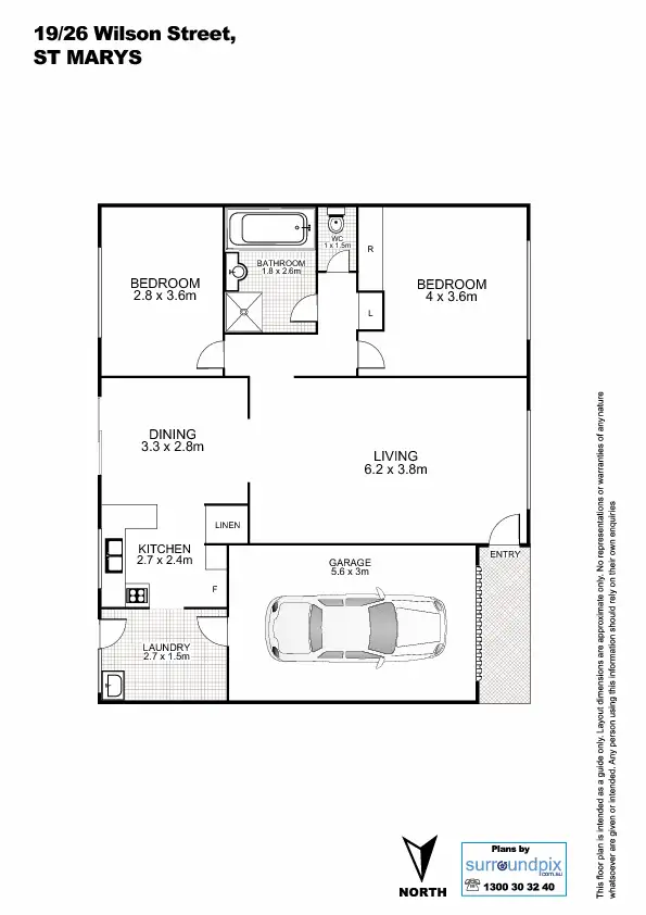 Floorplan of Homely house listing, 19/26 Wilson Street, St Marys NSW 2760