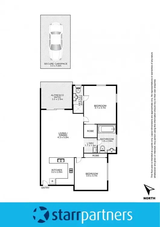 Floorplan of Homely unit listing, 3/267 Beames Avenue, Mount Druitt NSW 2770