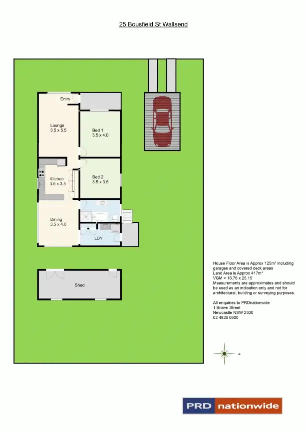 Floorplan of Homely house listing, 25 Bousfield Street, Wallsend NSW 2287