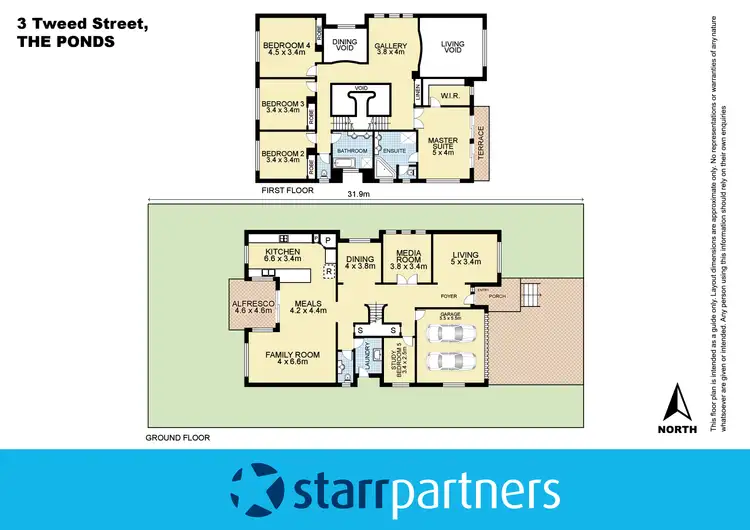 Floorplan of Homely house listing, 3 Tweed Street, The Ponds NSW 2769
