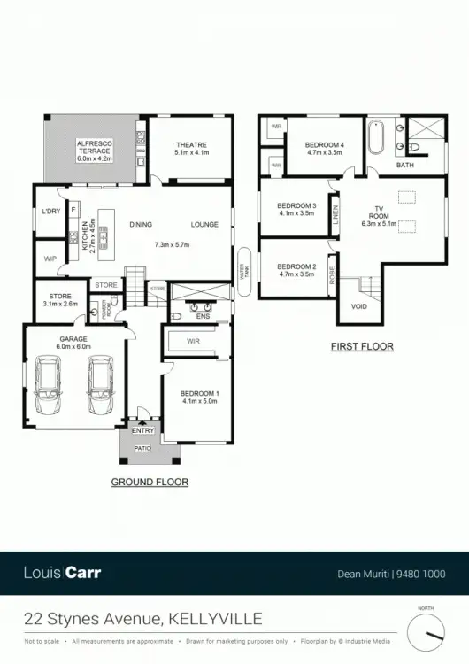 Floorplan of Homely house listing, 22 Stynes Avenue, Kellyville NSW 2155