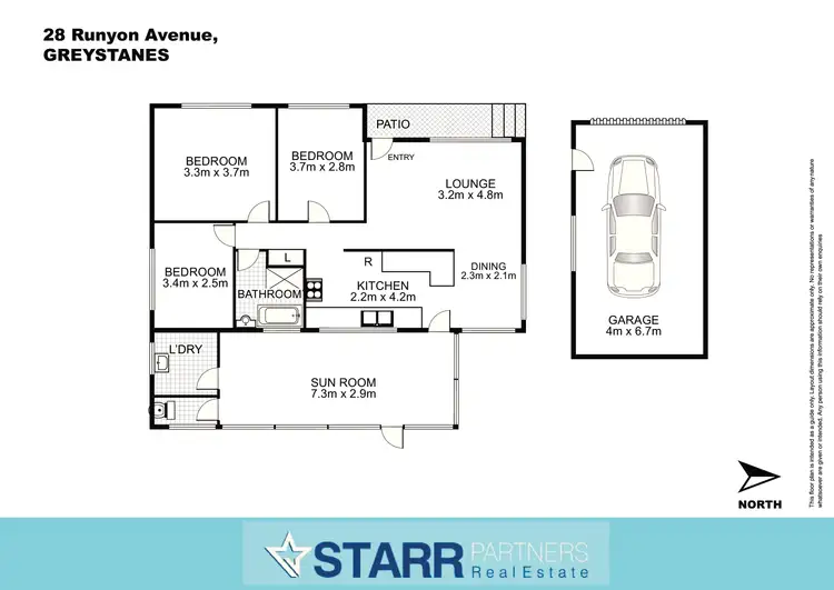 Floorplan of Homely house listing, 28 Runyon Avenue, Greystanes NSW 2145
