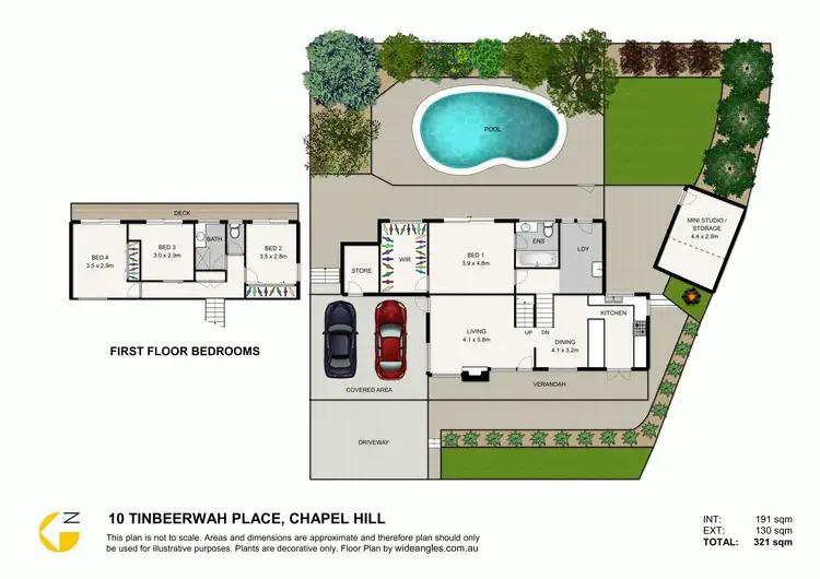 Floorplan of Homely house listing, 10 Tinbeerwah Place, Chapel Hill QLD 4069