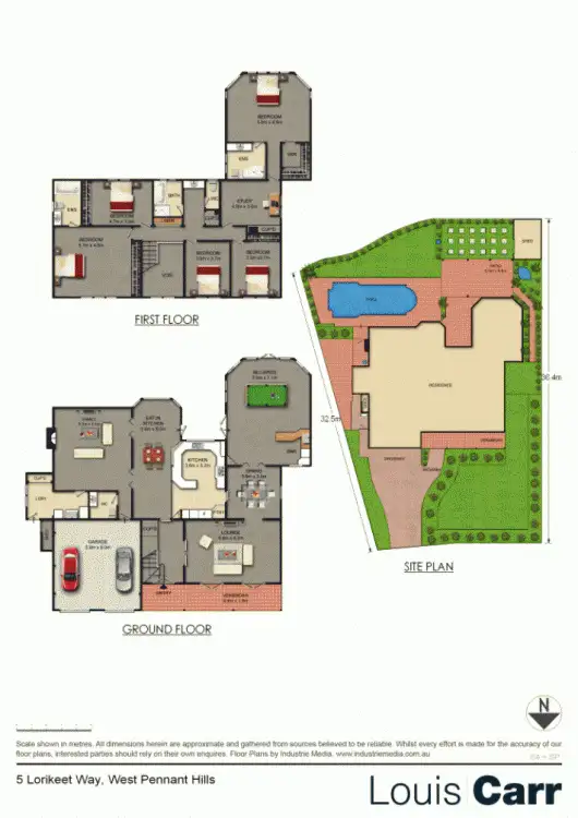 Floorplan of Homely house listing, 5 Lorikeet Way, West Pennant Hills NSW 2125