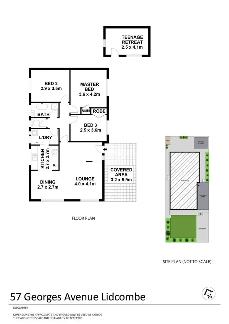 Floorplan of Homely house listing, 57 Georges Ave, Lidcombe NSW 2141