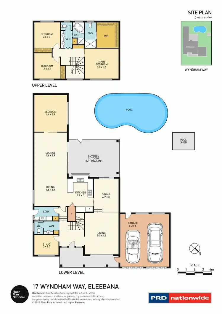 Floorplan of Homely house listing, 17 Wyndham Way, Eleebana NSW 2282