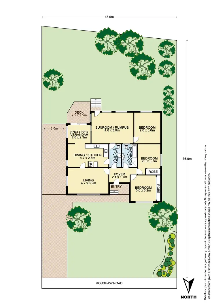 Floorplan of Homely house listing, 52 Robshaw Road, Marayong NSW 2148