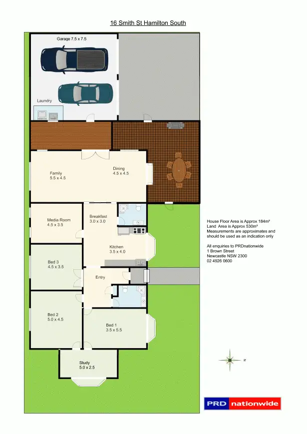 Floorplan of Homely house listing, 16 Smith Street - OLD, Hamilton South NSW 2303