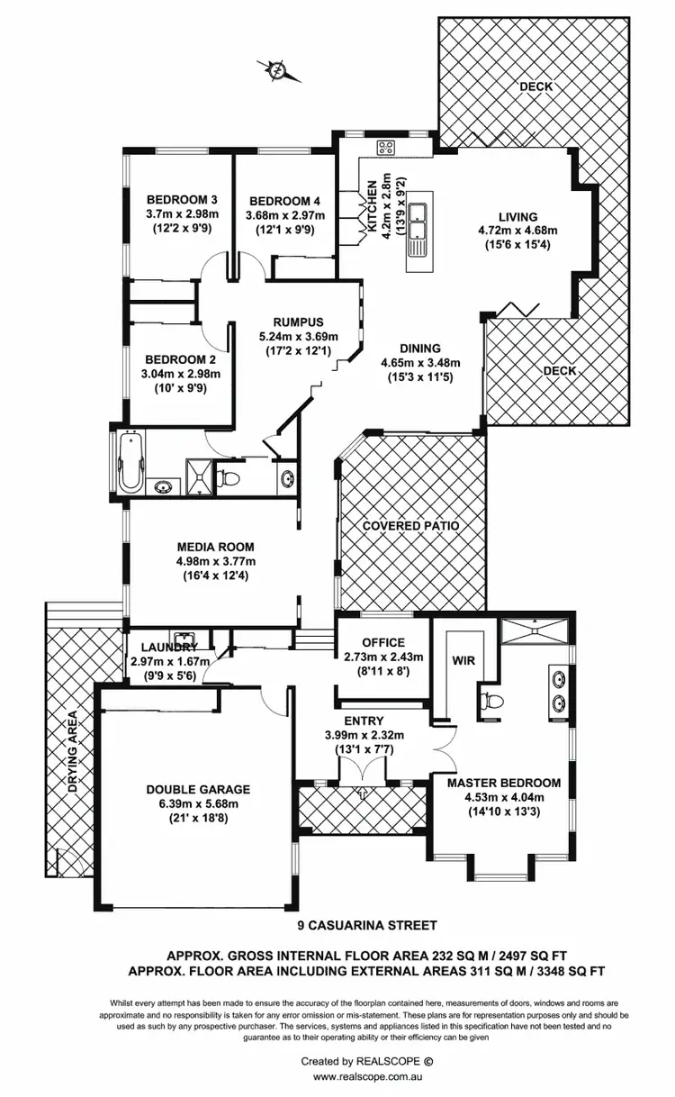 Floorplan of Homely house listing, 9 Casuarina Street, Seventeen Mile Rocks QLD 4073
