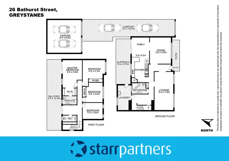 Floorplan of Homely house listing, 26 Bathurst Street, Greystanes NSW 2145