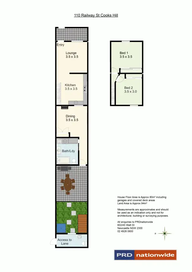 Floorplan of Homely house listing, 110 Railway Street, Cooks Hill NSW 2300