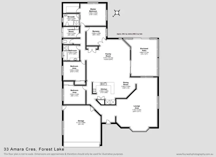 Floorplan of Homely house listing, 33 Amara Cr, Forest Lake QLD 4078