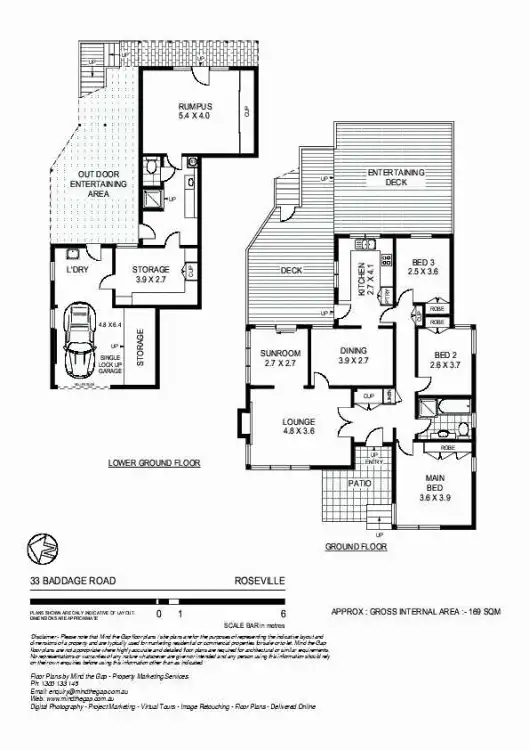 Floorplan of Homely house listing, 33 Babbage Road, Roseville NSW 2069