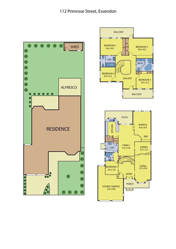 Floorplan of Homely house listing, 112 Primrose Street, Essendon VIC 3040