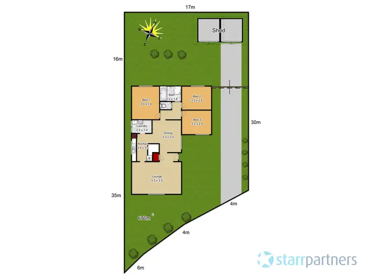 Floorplan of Homely house listing, 49 Andrew Thompson Drive, Mcgraths Hill NSW 2756