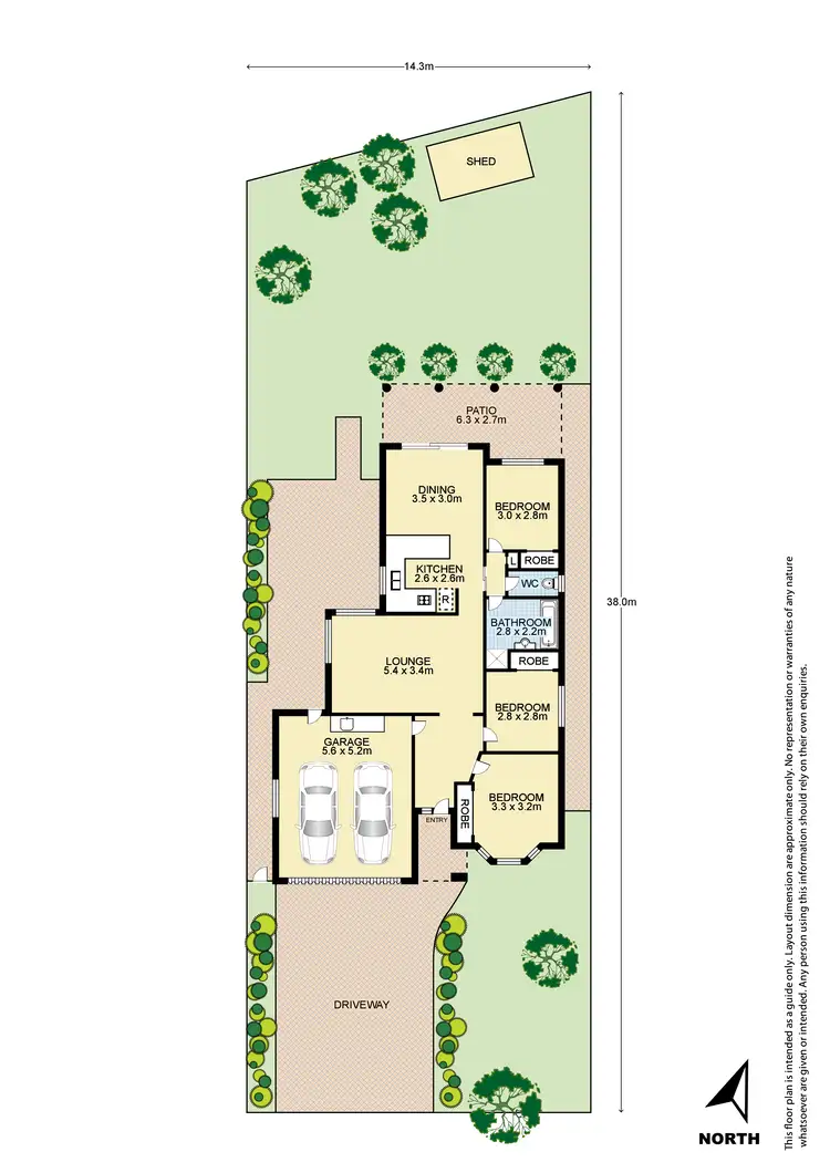 Floorplan of Homely house listing, 9 Andrew Lloyd Drive, Doonside NSW 2767
