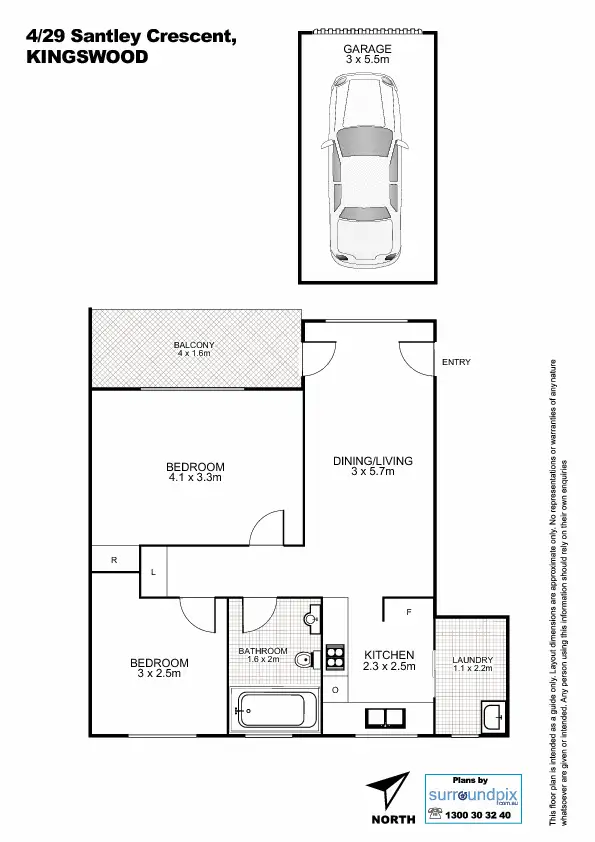 Floorplan of Homely house listing, 4/29 Santley Cres, Kingswood NSW 2747