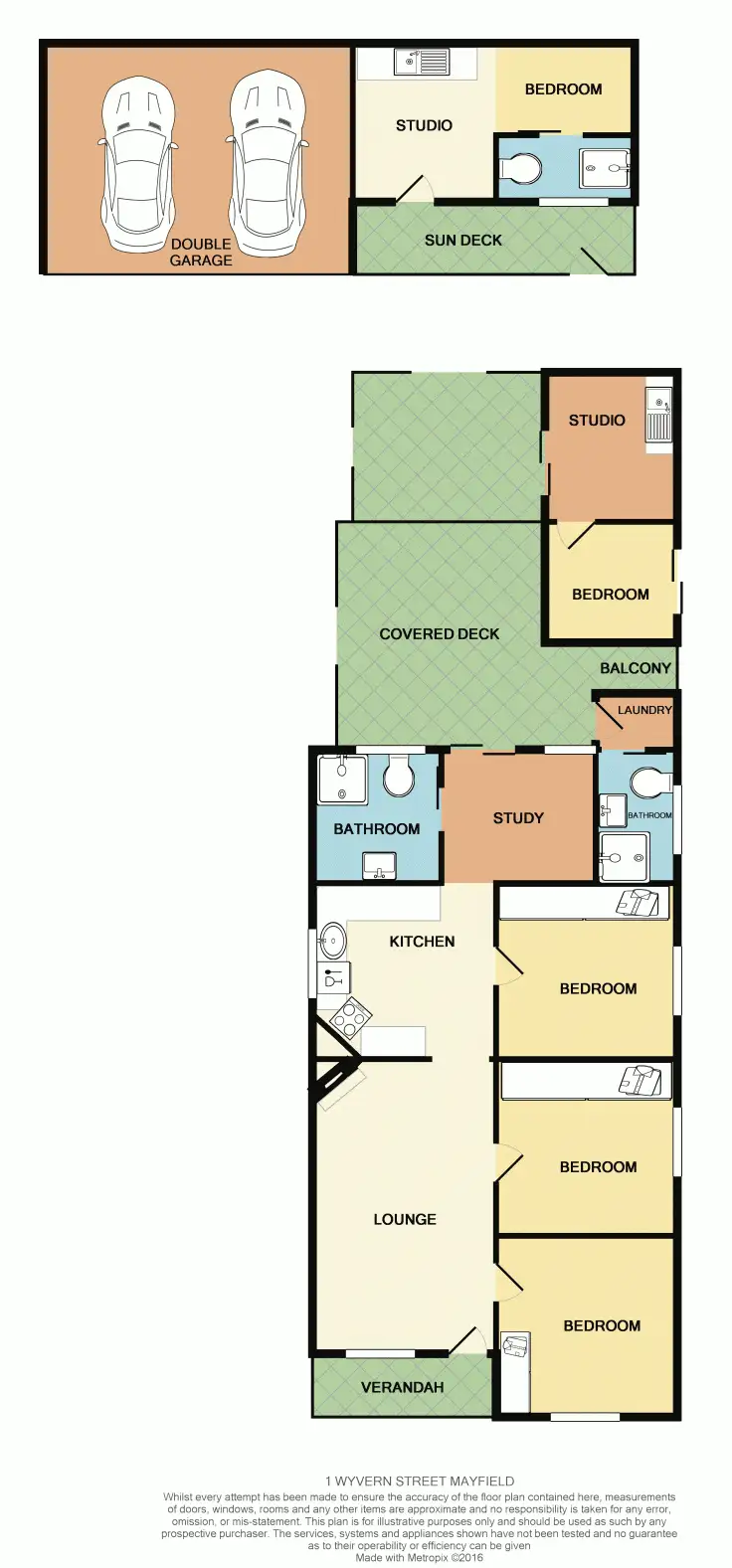 Floorplan of Homely house listing, 1 Wyvern Street, Mayfield NSW 2304