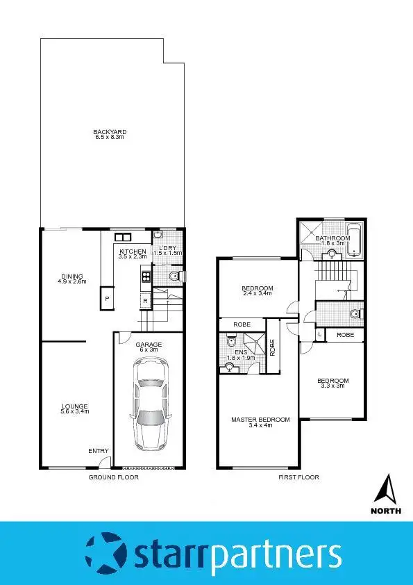 Floorplan of Homely townhouse listing, 46/15-19 Atchison Street, St Marys NSW 2760