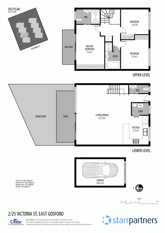 Floorplan of Homely townhouse listing, 2/25 Victoria Street, East Gosford NSW 2250