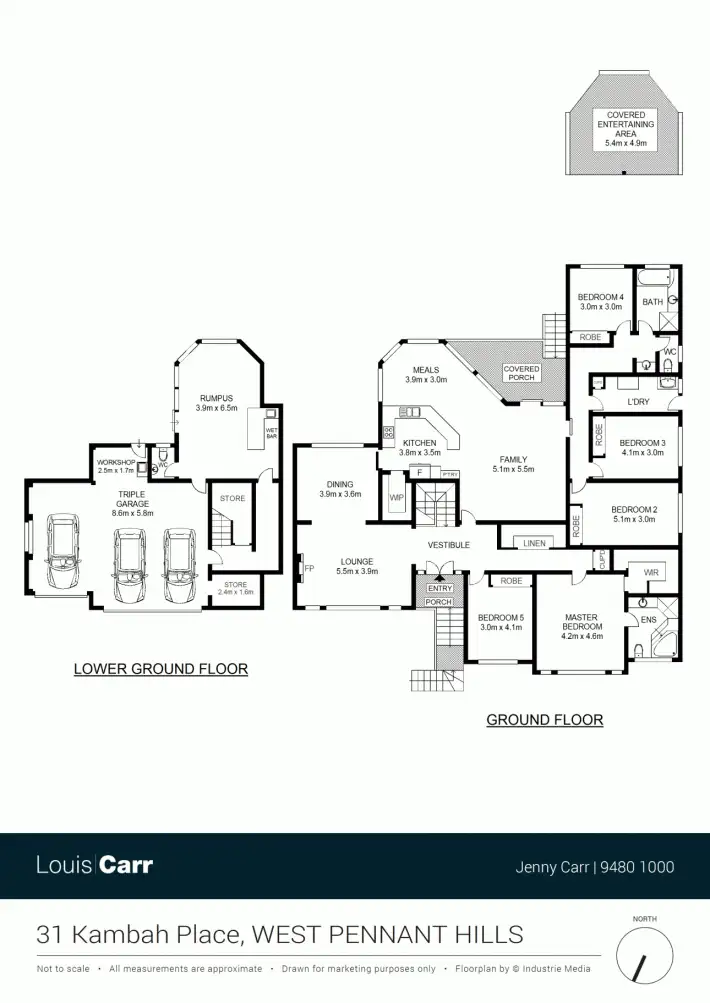 Floorplan of Homely house listing, 31 Kambah Place, West Pennant Hills NSW 2125