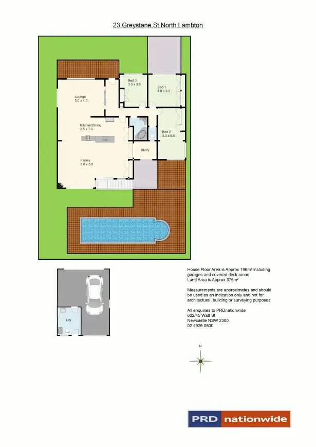 Floorplan of Homely house listing, 23 Greystone Street, North Lambton NSW 2299
