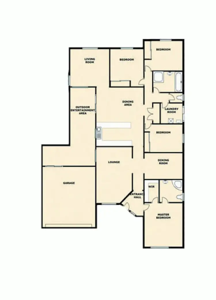 Floorplan of Homely house listing, 22 Weeroona Avenue, Beachmere QLD 4510