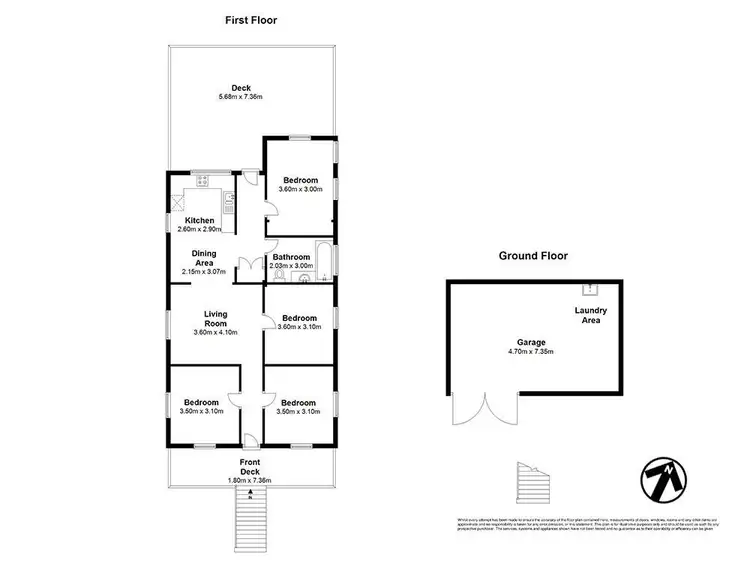 Floorplan of Homely house listing, 48 Normanby Terrace, Kelvin Grove QLD 4059