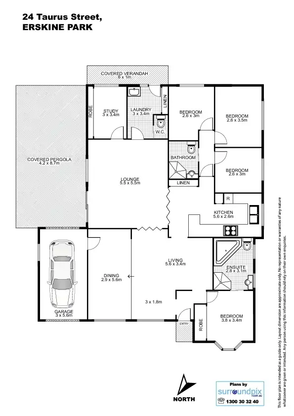 Floorplan of Homely house listing, 24 Taurus Street, Erskine Park NSW 2759