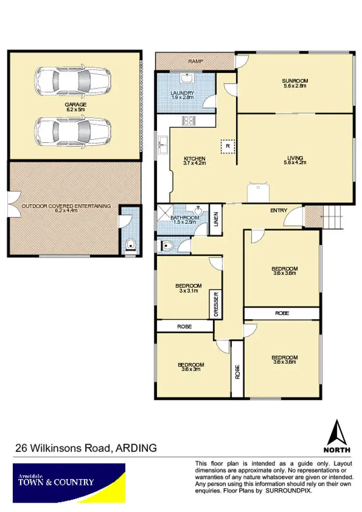 Floorplan of Homely house listing, 26 Wilkinson Road, Arding NSW 2358
