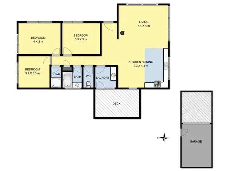 Floorplan of Homely house listing, 10 Stodart Street, Colac VIC 3250