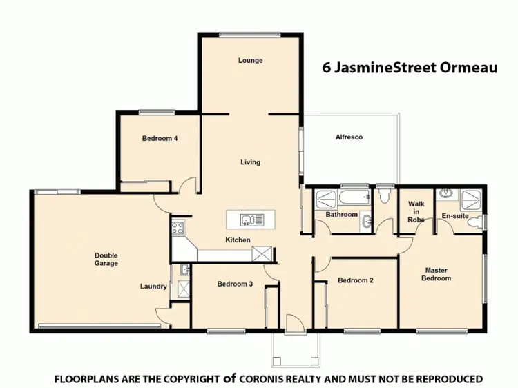 Floorplan of Homely house listing, 6 Jasmine Circuit, Ormeau QLD 4208