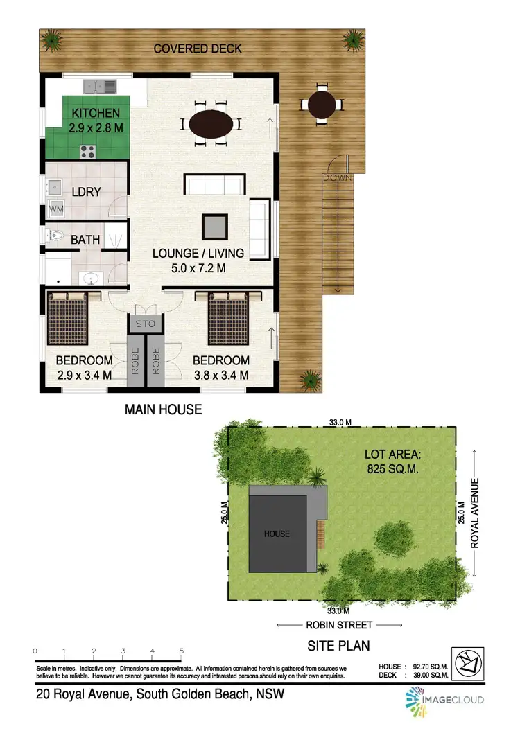 Floorplan of Homely house listing, 20 Royal Ave, South Golden Beach NSW 2483