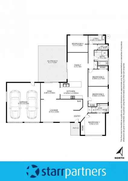 Floorplan of Homely house listing, 9 Regulus Street, Erskine Park NSW 2759