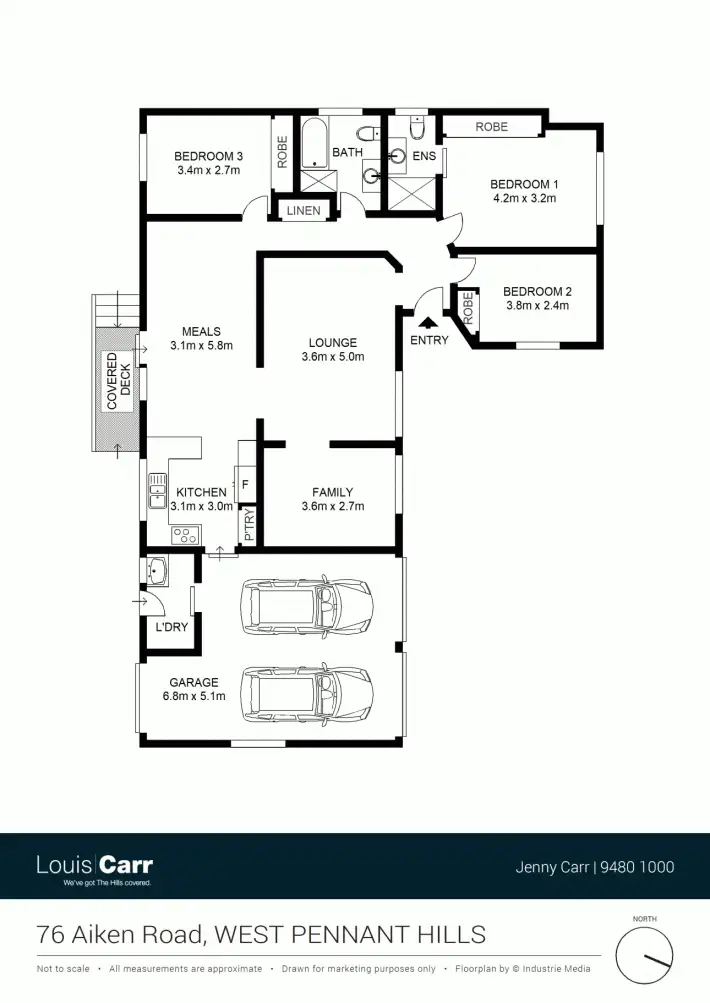 Floorplan of Homely house listing, 76 Aiken Road, West Pennant Hills NSW 2125