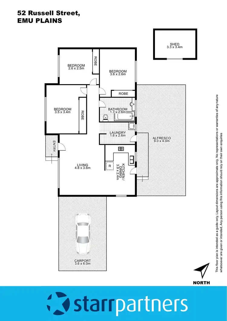 Floorplan of Homely house listing, 52 Russell Street, Emu Plains NSW 2750