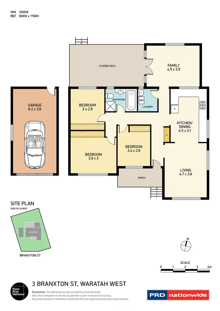 Floorplan of Homely house listing, 3 Branxton Street, Waratah West NSW 2298