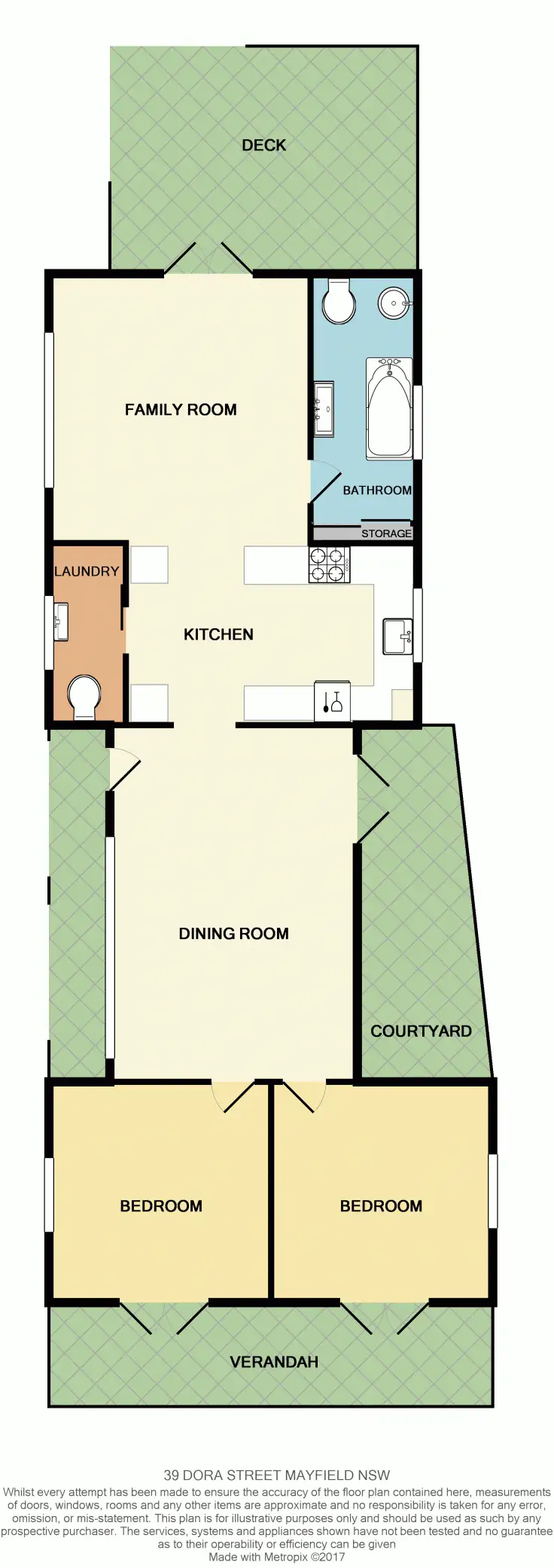 Floorplan of Homely house listing, 39 Dora Street, Mayfield NSW 2304