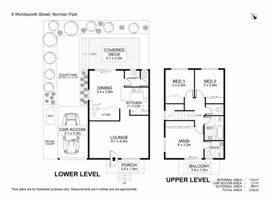 Floorplan of Homely house listing, 6 Wordsworth St, Norman Park QLD 4170