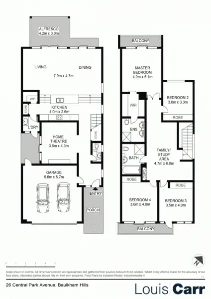Floorplan of Homely house listing, 26 Central Park Avenue, Baulkham Hills NSW 2153