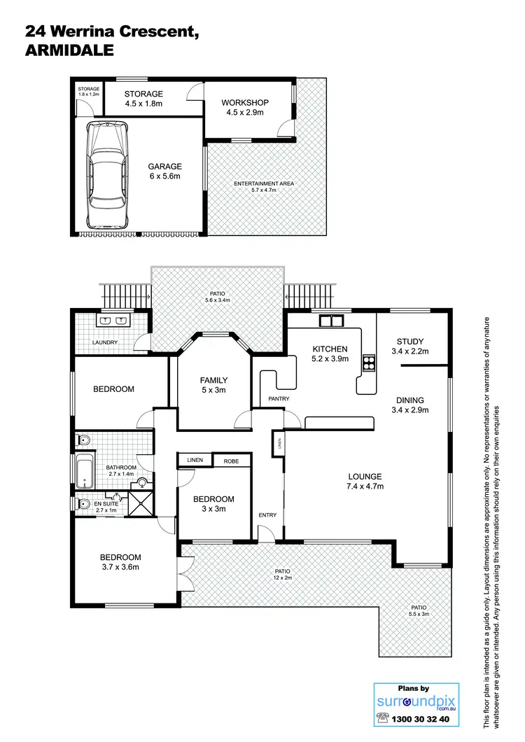 Floorplan of Homely house listing, 24 Werrina Crescent., Armidale NSW 2350