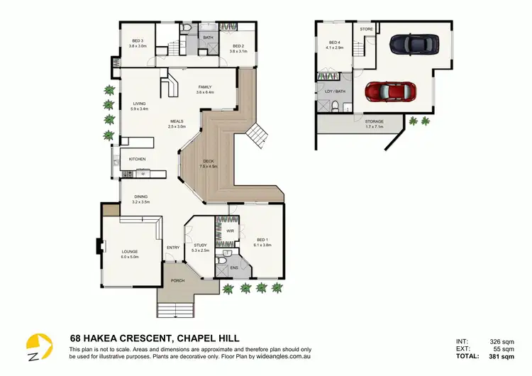 Floorplan of Homely house listing, 36 Hakea Crescent, Chapel Hill QLD 4069
