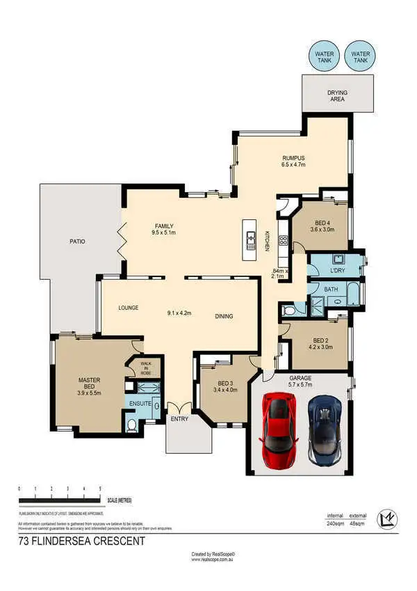 Floorplan of Homely house listing, 73 Flindersia Crescent, Seventeen Mile Rocks QLD 4073