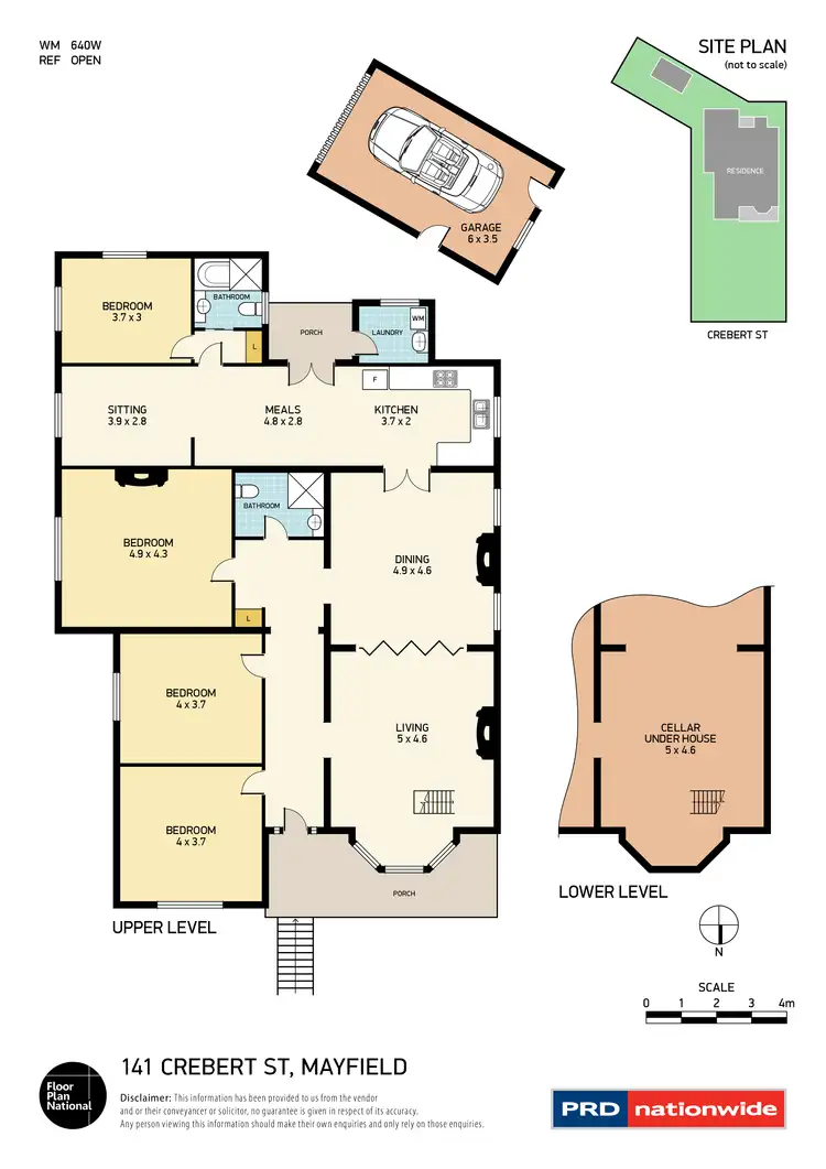 Floorplan of Homely house listing, 141 Crebert Street, Mayfield NSW 2304