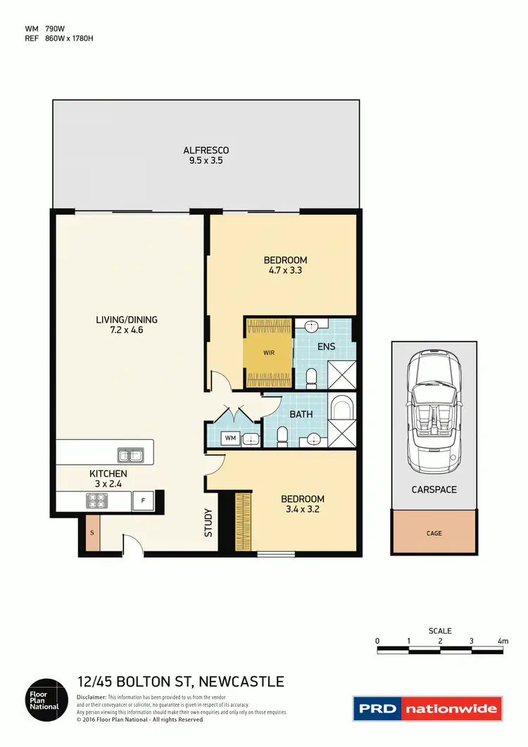 Floorplan of Homely house listing, 12/45 Bolton Street, Newcastle NSW 2300